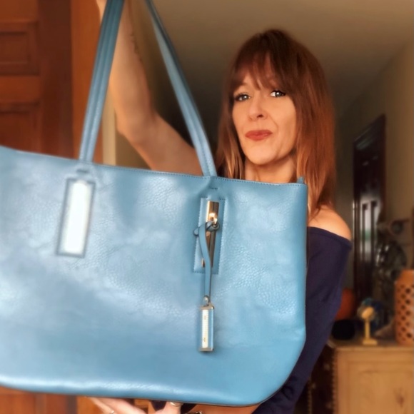 Dark Slate Blue Handbag - Picture 3 of 12